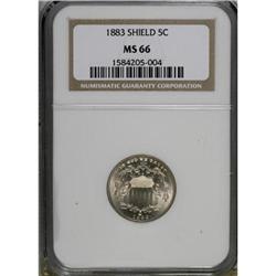 1883 5C MS66 NGC