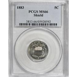1883 5C MS66 PCGS