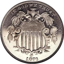 1876 5C PR65 Ultra Cameo NGC