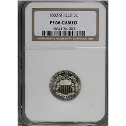 1883 5C PR66 Cameo NGC