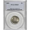 Image 1 : 1891 5C MS65 PCGS