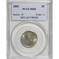 1892 5C MS65 PCGS