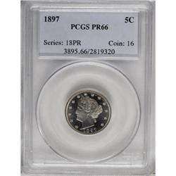 1897 5C PR66 PCGS