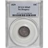 Image 3 : 1839 10C No Drapery MS65 PCGS