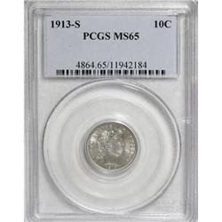 1913-S 10C MS65 PCGS
