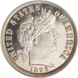 1896 10C PR67 Deep Cameo NGC