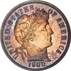 1900 10C PR67 Cameo NGC