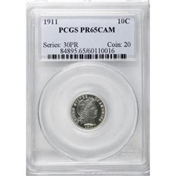 1911 10C PR65 Cameo PCGS