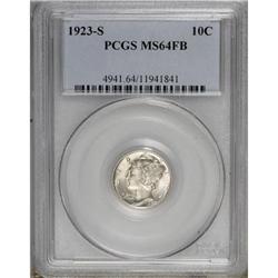 1923-S 10C MS64 Full Bands PCGS