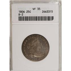 1806 25C VF35 ANACS