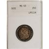Image 3 : 1831 25C Small Letters MS63 ANACS