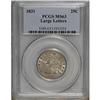 Image 3 : 1831 25C Large Letters MS63 PCGS
