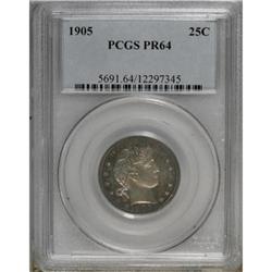 1905 25C PR64 PCGS