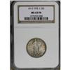 Image 1 : 1917 25C Type One MS65 Full Head NGC