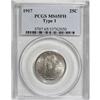 Image 1 : 1917 25C Type One MS65 Full Head PCGS