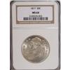 Image 3 : 1817 50C MS64 NGC