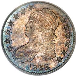 1822 50C O-104 MS62 PCGS
