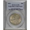 Image 1 : 1834 50C Large Date, Large Letters AU58 PCGS