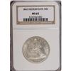 Image 1 : 1842 50C Small Date, Large Letters MS62 NGC