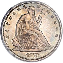1873-CC 50C No Arrows AU55 PCGS