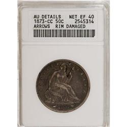 1873-CC 50C Arrows XF40 Details ANACS