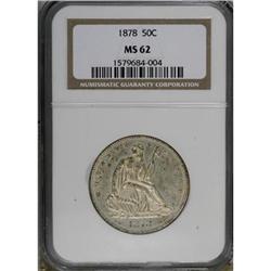 1878 50C MS62 NGC
