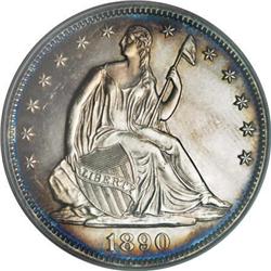 1890 50C PR64 Cameo PCGS
