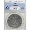 Image 1 : 1859 $1 AU50 Details ANACS