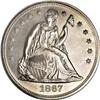 Image 1 : 1867 $1 PR63 NGC