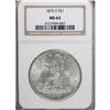 Image 3 : 1875-S T$1 MS64 NGC