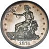Image 1 : 1874 T$1 PR65 Cameo NGC