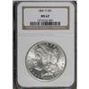 Image 1 : 1881-S $1 MS67 NGC