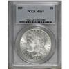 Image 1 : 1891 $1 MS64 PCGS