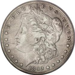 1893-S $1 VF25 PCGS