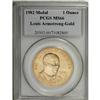 Image 1 : 1982 Louis Armstrong One Ounce Gold Medal
