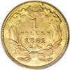 Image 2 : 1881 G$1 MS67 PCGS