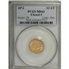 Image 1 : 1873 $2 1/2 Closed 3 MS63 PCGS