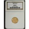 Image 1 : 1905 $2 1/2 MS65 NGC