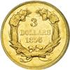 Image 2 : 1856 $3 AU58 NGC