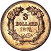 Image 2 : 1874 $3 MS63 PCGS