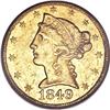 Image 1 : 1849-C $5 AU55 PCGS