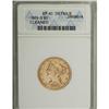 Image 1 : 1869-S $5--Cleaned--ANACS. XF40 Details