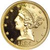 Image 1 : 1894 $5 PR67 Star Ultra Cameo NGC