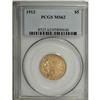 Image 1 : 1913 $5 MS62 PCGS