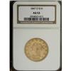 1847-O $10 AU53 NGC