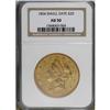 Image 1 : 1854 $20 Small Date AU50 NGC