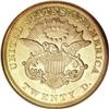 Image 2 : 1857-O $20 MS60 Prooflike NGC