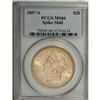 Image 3 : 1857-S $20 Spiked Shield MS66 PCGS