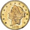 Image 1 : 1871 $20 AU55 PCGS