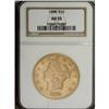 Image 1 : 1888 $20 AU55 NGC FS-801